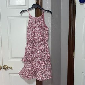 Pink flower dress